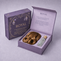 Boîte cadeau personnalisée avec logo, emballage cosmétique de luxe avec insert en mousse floquée, boîte cadeau en papier pour produits de soin de la peau