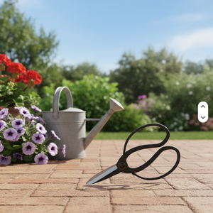 Tijeras y Cortadoras Profesionales para Arreglos Florales, Herramientas de Jardinería Japonesa Ikenobo, Color Negro/Plateado - Product Image 3