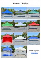Tentes de réception pliables 3x2 m en tissu Oxford pour extérieur avec protection UV et imperméable