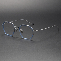 8513 femmes hommes gros lunettes prêt Stock Vintage lunettes lunettes cadres titane acétate combinaison optique cadre