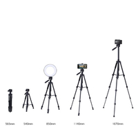 Tripod Kamera Profesional ZOMEI Ringan dari Paduan Aluminium Kapasitas Beban 5KG Tinggi Maksimum 1670cm Lipat dengan Pengunci Flip dan Level Gelembung