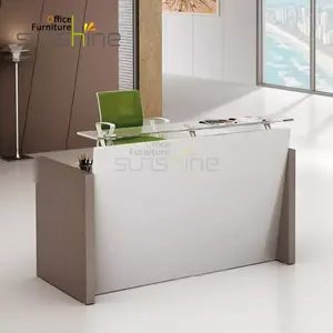 Nuovo design moderno bancone da ufficio Design Reception in piedi dal fornitore della cina mobili per ufficio Sunshine