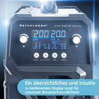 Máquina de Soldar Multifunción 5 en 1 TIG MIG MMA con Cortador de Plasma 230V, Autorización Oficial, para Stahl Werk CTM250STDigital