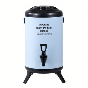 SOGA Distributeur de boissons isotherme 8L en acier inoxydable pour boissons chaudes et froides Blanc - Product Image 1