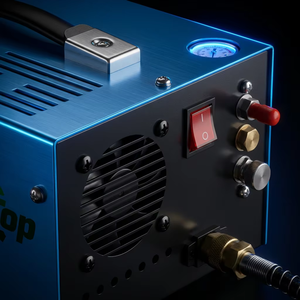 Compresor de Aire de Alta Presión Hatrsen ST-02, 4500 PSI, Sin Aceite, Portátil, Bomba de Aire de 30 MPa, para <span class=keywords><strong>Buceo</strong></span>, Paintball, Rifle, 12 V, 110 V - Product Image 2