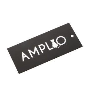 ป้ายแขวนกระดาษหนาสีชมพูพร้อมตาไก่ปรับแต่งปั๊มร้อนสีชมพู - Product Image 4