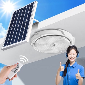 50W 80W 방수 태양 천장 램프 원격 제어 조명 센서 IP67 발광 다이오드 샹들리에 지능형 디자인 - Product Image 2