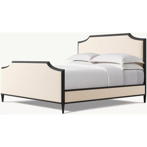 Современная роскошная мебель для спальни: кровать King Size, двуспальная кровать, тканевая кровать Belgrave с изголовьем. - Product Image 5