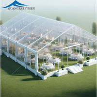 Tente pour événements 20 x 20, 40 x 60, 40 x 80 – Grande tente de réception extérieure blanche transparente pour mariage, église, fête – Vente en gros