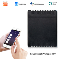 Module récepteur d'interrupteur d'éclairage intelligent WiFi 24V, contrôleur de porte de garage mural, télécommande sans fil, fonctionne avec Alexa Google