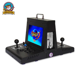 Console di Gioco Arcade da Strada con <span class=keywords><strong>2000</strong></span> <span class=keywords><strong>Giochi</strong></span> in 1, Mini Joystick in Metallo Multilingue, Garanzia di 1 Anno per 2 Giocatori - Product Image 2