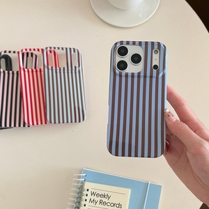 Funda de Teléfono con Rayas <span class=keywords><strong>para</strong></span> iPhone 17 Pro Max, Diseño Estético, Moderno, Retro, con Patrón de Rayas, Funda Protectora Clásica de TPU <span class=keywords><strong>para</strong></span> <span class=keywords><strong>Chicas</strong></span> y Mujeres - Product Image 4