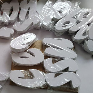 Trang Trí Tường Văn Phòng Lớn Trắng Foam Flat Cut Letters Và Logo Đăng Mật Độ Foam 3D Pvc Letters Số Nhà Sản Xuất Bán Buôn - Product Image 6