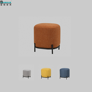 Make to Order <strong>UK</strong> Fabric <strong>Pouf</strong> in the Size of Diameter 450mm Height 450mm - Product Image 2
