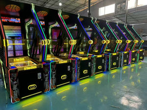 Jinns Source Fabrikgefertigter Arcade-Simulator Englischsprachige Münzbetriebene Basketball-Maschine Metall+Acryl+Kunststoff-Konstruktion - Product Image 5