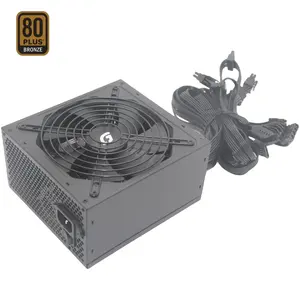 High Efficient ATX 500W 600w 700W Apfc 80 Plus Bronze Power Supply For Gaming Computer Switch Pc Computer Cpu 550w 650w 750w