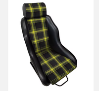 Siège baquet de course personnalisé en usine, siège baquet original en cuir PVC pour voiture, siège baquet de course en daim