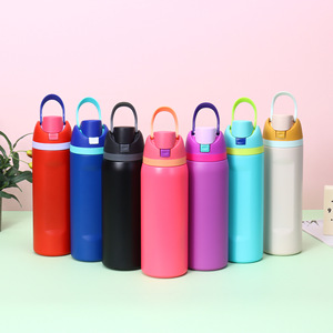 Stainless Steel Water Bottle 24oz 304 Insulated Portable Cup For Outdoor Travel Sports Office Use - Product Image 3