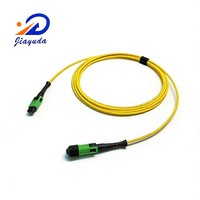 Câble de raccordement optique MPO industriel 12 fibres SM Push-Pull Tab G.657A2 G.657A1 G.652D, interconnexion haute densité 100G 400G 800G Trunk
