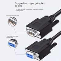 6FT HDB15Macho a HDB15 macho Serial RS232 cable Cable de módem nulo