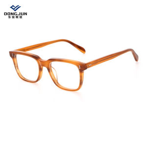 カスタマイズされた黒のクラシックなアセテート繊維フレーム中国卸売光学眼鏡フレーム - Product Image 4