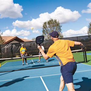 Para Enlio Easy Install PVC Vinyl 44 * 20ft Bádminton Court Carpet <span class=keywords><strong>Fut</strong></span> Set Piso portátil al aire libre para baloncesto Pickleball - Product Image 1