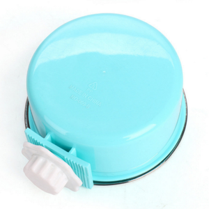 Harga pabrik baja tahan karat warna perak mangkuk plastik anjing kucing peliharaan menggantung di kandang mangkuk hewan peliharaan - Product Image 5