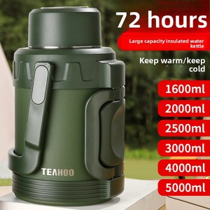 Food-grade Stainless Steel Insulated Chinese Style Large-capacity Kettle Pot Cover Home Use Portable Outdoor Hot Water <b>Bottle</b> - Product Image 1