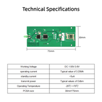 Módulo de Control Remoto RF de Largo Alcance 2.4GHz, Placa Transceptora de Control Remoto Propietaria para Robots y Control Industrial