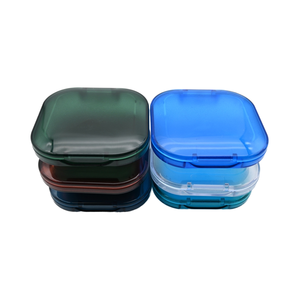 Boîte de transport de prothèse dentaire de luxe, étui de rangement orthodontique dentaire, boîte dentaire en plastique colorée, étui pour appareil dentaire - Product Image 3