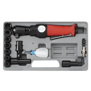 Fervi <b>Ratchet</b> Wrench Set Metric Chrome Vanadium Steel Industrial Grade With Sockets And Anti Slip <b>Handle</b> - Product Image 1