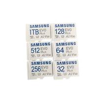 Carte SD en plastique 100% originale pour EVO Plus 64 Go/128 Go/256 Go/512 Go U3 V30 4K avec adaptateur