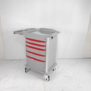 Ziekenhuisgebruik, rondgang, verpleegkar met meerdere laden, draagbare patiënt- en noodhulpmedische <span class=keywords><strong>trolley</strong></span> - Product Image 3