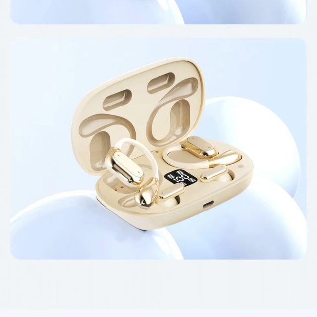 2 Pairs Wireless for 5.0 Earbuds with Active Noise Cancellation (ANC) In-Ear Ear-Hook Sports Design Long Battery Life Earphone