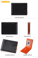 Dompet Kartu Baellerry Desain Baru Tipis Minimalis untuk Pria, Dompet Bisnis Pria Kecil Sederhana Bahan PU