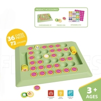 YSJ haute qualité défi éducatif jouet deux joueurs table interactive bataille Animal Flip jeu de mémoire d'échecs