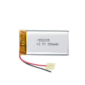 552035 <span class=keywords><strong>3</strong></span>.7V 350mAh batteria ricaricabile ai polimeri di litio LP552035 batteria Lipo ricaricabile - Product Image 1