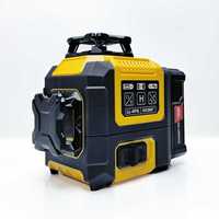 Niveau laser d'alignement autonivelant multifonctionnel professionnel LS-4PG à faisceau laser vert croisé pour usine