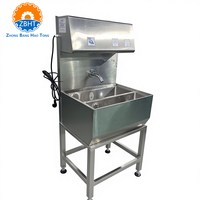 Équipement hygiénique professionnel pour abattoirs de bovins, ovins, porcins et volailles, évier de lavage des mains en acier inoxydable, lavabo d'abattoir