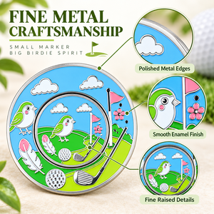 Marcador Magnético de Doble Cara para Pelotas de Golf con Marcador Central Desmontable, Ideal para Regalos de Clubes de Golf y Torneos - Product Image 3