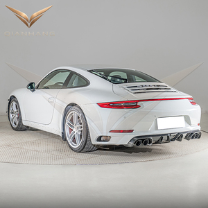 Diffuseur de pare-chocs arrière en fibre de carbone 100% sèche style KDA pour 911 991.2 16-19, séparateur arrière, accessoires de carrosserie - Product Image 4