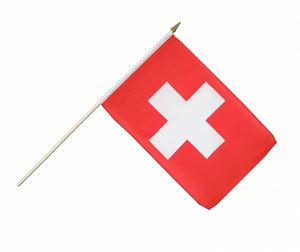 ผ้าโพลีเอสเตอร์พิมพ์ลายคุณภาพสูง ธงมือถือขนาดเล็ก 30x45 ซม. สำหรับแคมเปญสวิตเซอร์แลนด์ แบบกำหนดเองได้ - Product Image 1