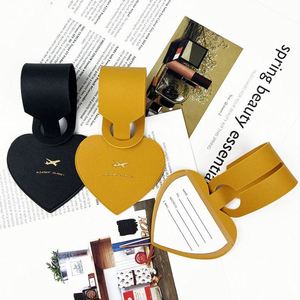 Wholesale Anti-Loss Boarding Luggage <b>Tag</b> Custom Logo Business Card Leather <b>Suitcase</b> <b>Tag</b> Spot Checks <b>Tag</b> - Product Image 1