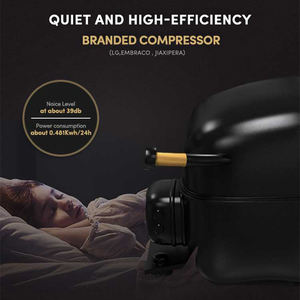 Vinopro Réfrigérateur commercial à <span class=keywords><strong>vin</strong></span> encastré 468L à double zone avec compresseur en acier inoxydable Armoire à <span class=keywords><strong>vin</strong></span> pour 131 bouteilles - Product Image 4