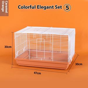 <span class=keywords><strong>Cage</strong></span> pour hamster en plastique transparent direct d'usine avec fermeture à bouton Villa de base et 47 fournitures 12 boîtes et 12 unités - Product Image 4