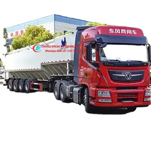 10tons-32ton pertanian terbatas hewan digunakan tangki umpan besar truk pakan ayam truk semitrailer