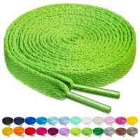 Cordones Planos de Color Personalizado a la Moda con Dijes, Cordones Elásticos de Poliéster Unisex para Zapatos Deportivos y Casuales