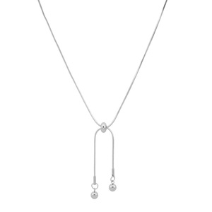 Simple Exquisite Design Tassel Long Adjustable <b>Chain</b> Necklace Titanium Steel Unisex's Collarbone Necklace Fashion Jewelry - Product Image 6