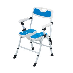 Silla de Ducha Yelin 803 con Capacidad de Carga de 150 kg y Altura Ajustable en 4 Niveles para Personas Mayores y Embarazadas, Uso en Baño - Product Image 2