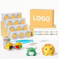 Arcilla seca al aire personalizada al por mayor para niños, Kit de arcilla de modelado, modelo seguro no tóxico arcilla mágica, arte DIY y manualidades juguete para regalo